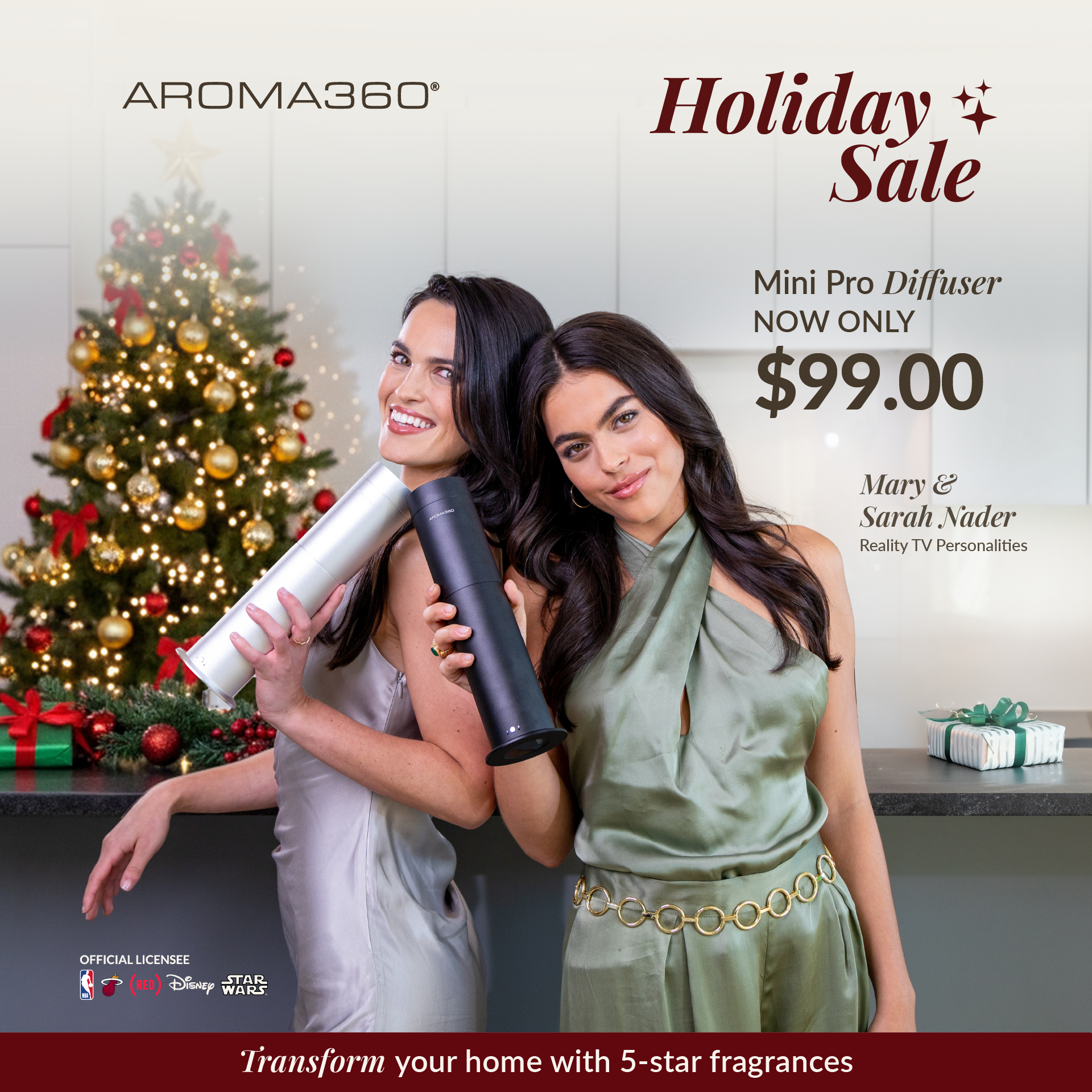 Aroma360 Announces Holiday Sale with Up to 70% Off Luxury Home Fragrances & Diffusers