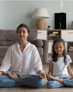 Aroma360 VanGogh360 Diffuser – elegantly scents your living room space with powerful, even fragrance distribution.